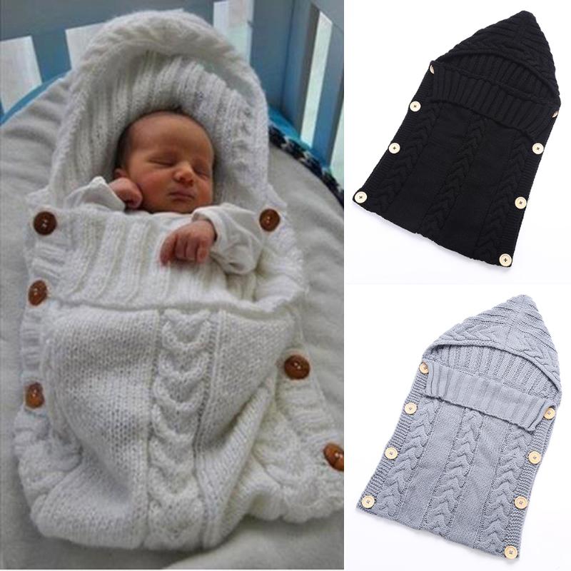Baby Crochet Knit Swaddle Wrap