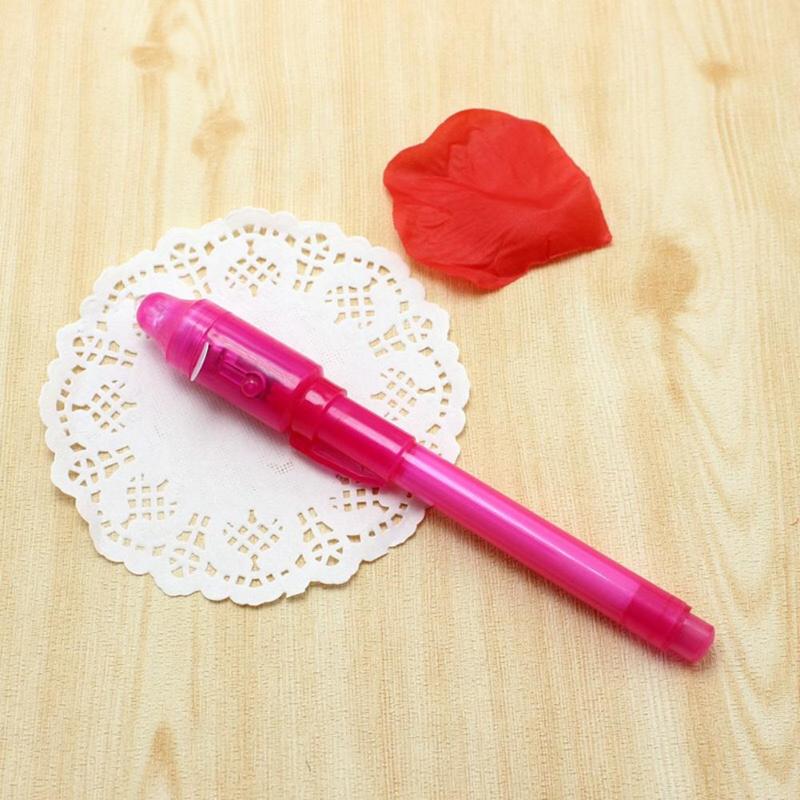 Invisible Ink Pen with UV Light – 2-in-1 Secret Message Pen for Kids, Drawing & Fun