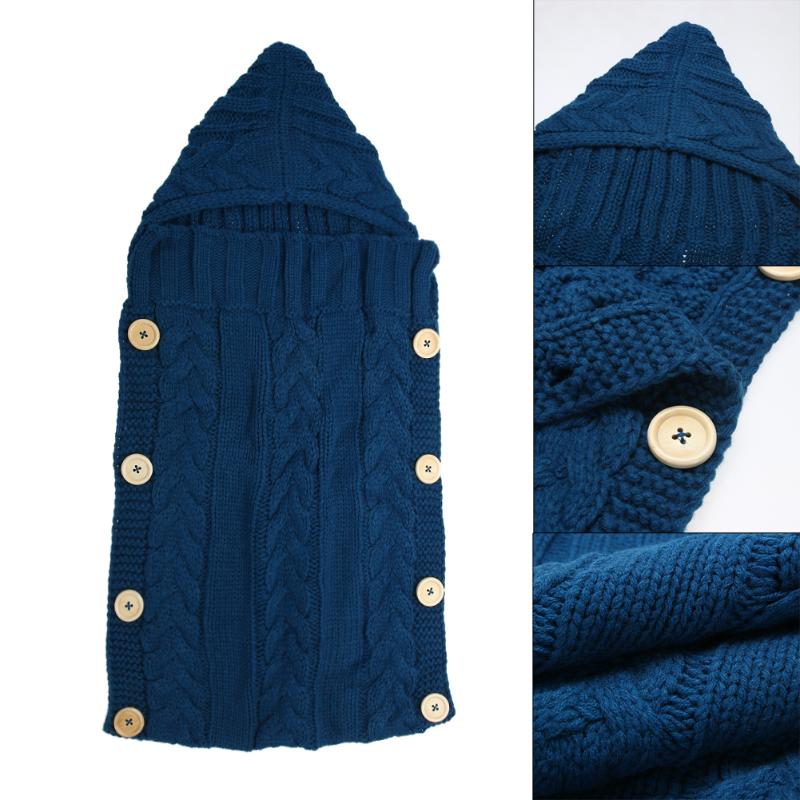 Baby Crochet Knit Swaddle Wrap