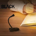 Clip-On Book Light – Rechargeable LED Reading Lamp with 3 Colors & Stepless Brightness for Bed, Travel & Hotels