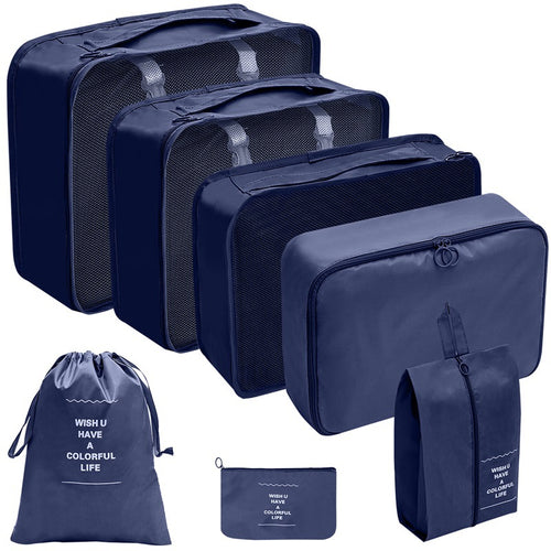 7PCS Packing Cubes for Suitcase – Travel Organizer & Storage Bag Set, Luggage Essentials