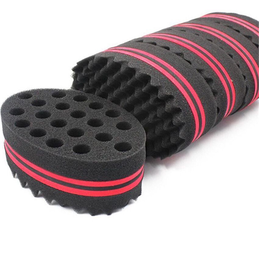 Wave Hair Twist Sponge Brush – Double-Sided Curl & Braid Styling Tool