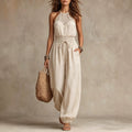 Bohemian Halter Lace Jumpsuit