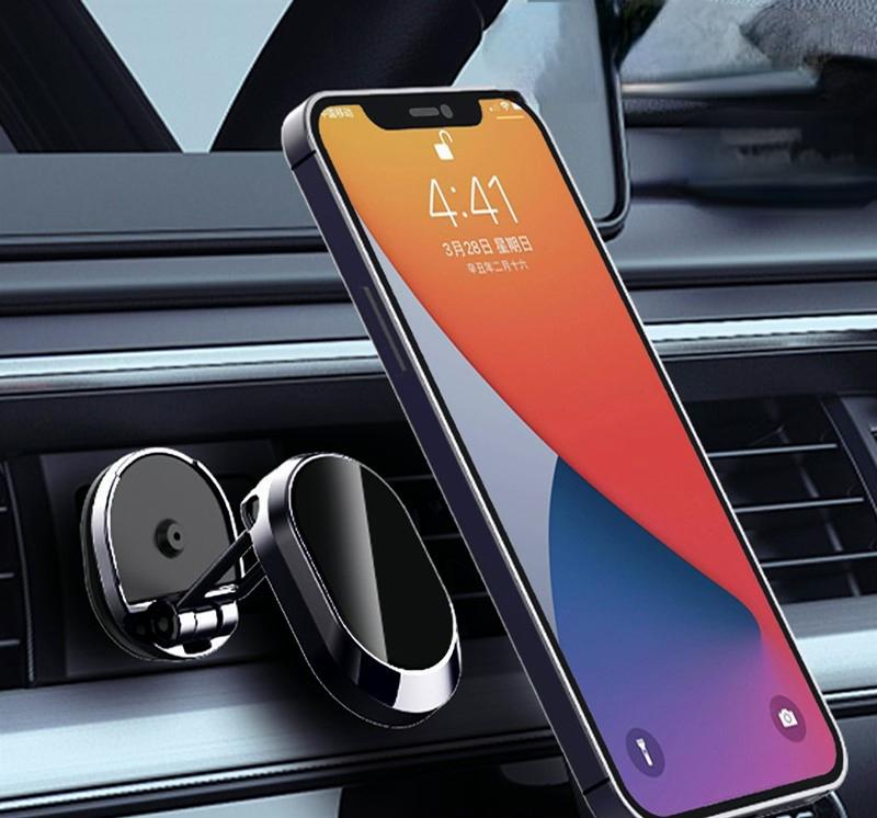 Magnetic Car Phone Holder – Multi-Function Air Vent Navigation Mount