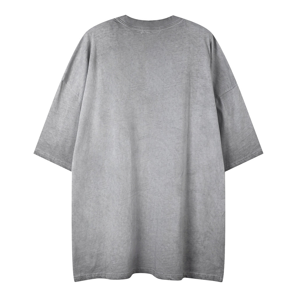 Dreamy Black Cat Print Short Sleeve Shirt