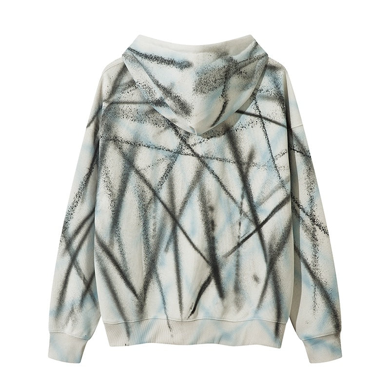 Thorn Tie-Dye Graffiti Hoodie