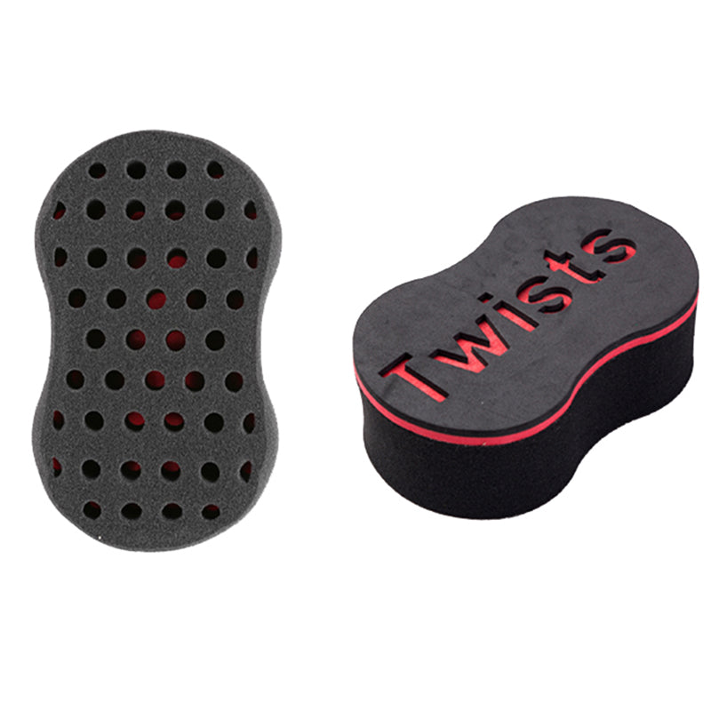 Wave Hair Twist Sponge Brush – Double-Sided Curl & Braid Styling Tool