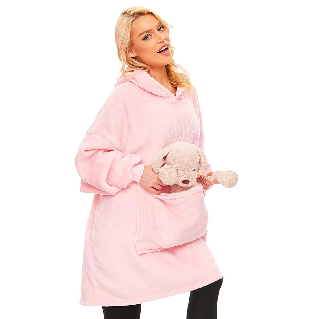 Oversized Blanket Hoodie with Kangaroo Pockets