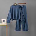Pullover Sweater & Wide Leg Pants Set