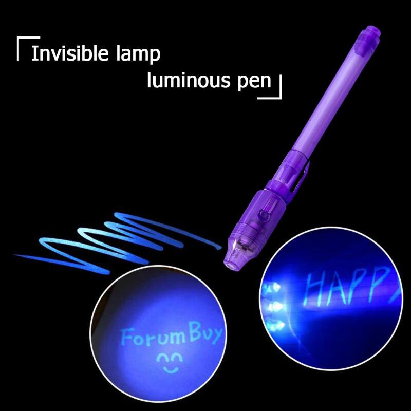 Invisible Ink Pen with UV Light – 2-in-1 Secret Message Pen for Kids, Drawing & Fun