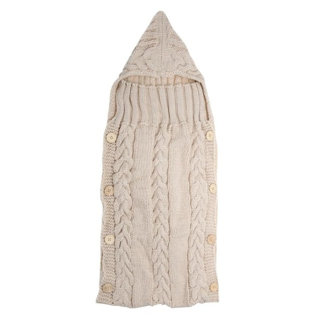 Baby Crochet Knit Swaddle Wrap