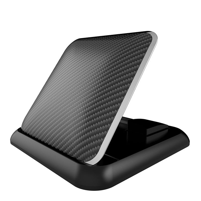Carbon Fiber Car Phone Holder – AR Navigation Dashboard Mount with Suction Cup
