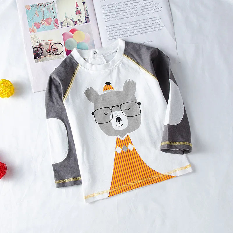 Boys' 3-Piece Plaid Outfit Set – Coat, T-Shirt & Pants for Toddlers