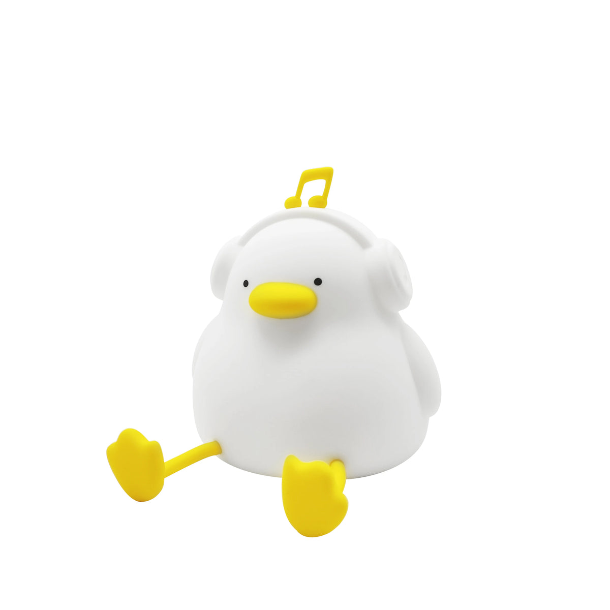 Cute Duck LED Night Light for Kids – Touch Dimming, USB Rechargeable Silicone Cartoon Lamp