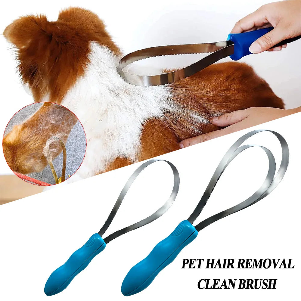 Pet Hair Removal Shedding Blade Brush – Grooming Scraper for Dogs, Cats & Horses