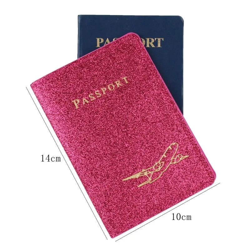 Fashion PU Leather Passport Cover & Card Holder — Slim Travel Wallet Organizer