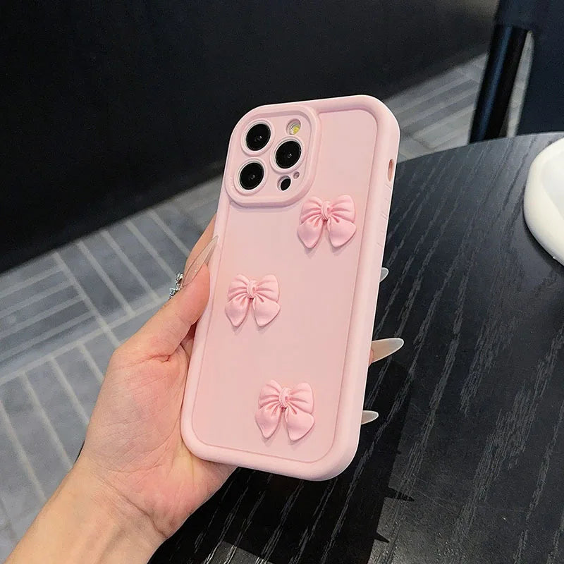 3D Butterfly iPhone Case – Cute Silicone Shockproof Cover for iPhone 7 to 17
