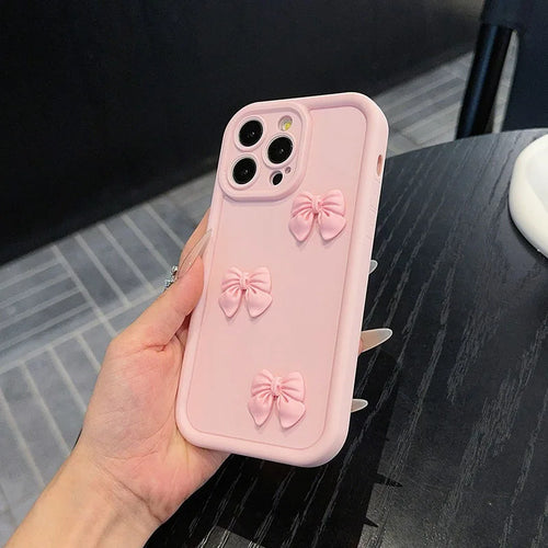 3D Butterfly iPhone Case – Cute Silicone Shockproof Cover for iPhone 7 to 17