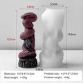 Snake Relief Pillar Candle Mold — Food Grade Silicone for Candles, Soap, Resin & More