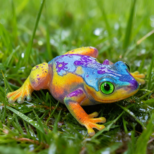 3D Frog Silicone Resin Mold — Epoxy Casting Mold for DIY Crafts & Home Decor