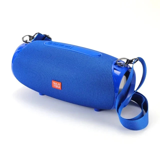 Portable Bluetooth Speaker with FM Radio – Wireless Waterproof Subwoofer Sound Box