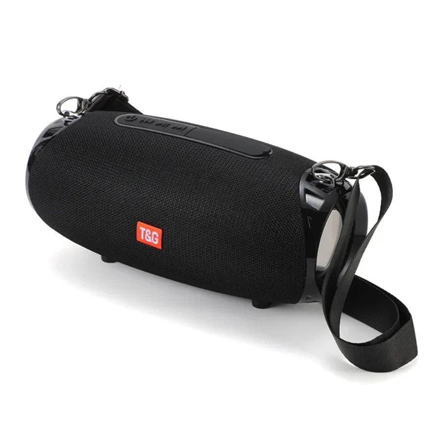 Portable Bluetooth Speaker with FM Radio – Wireless Waterproof Subwoofer Sound Box