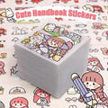 Kawaii PET Cartoon Sticker Pack — Cute DIY Decals for Junk Journals, Scrapbooking & Stationery (10/20/50/100pcs)