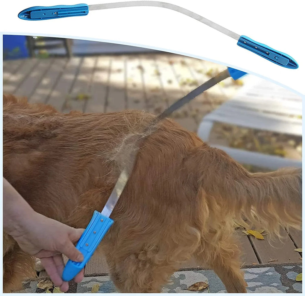 Pet Hair Removal Shedding Blade Brush – Grooming Scraper for Dogs, Cats & Horses