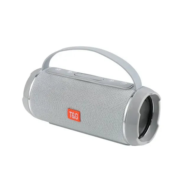 Portable Bluetooth Speaker with FM Radio – Wireless Waterproof Subwoofer Sound Box