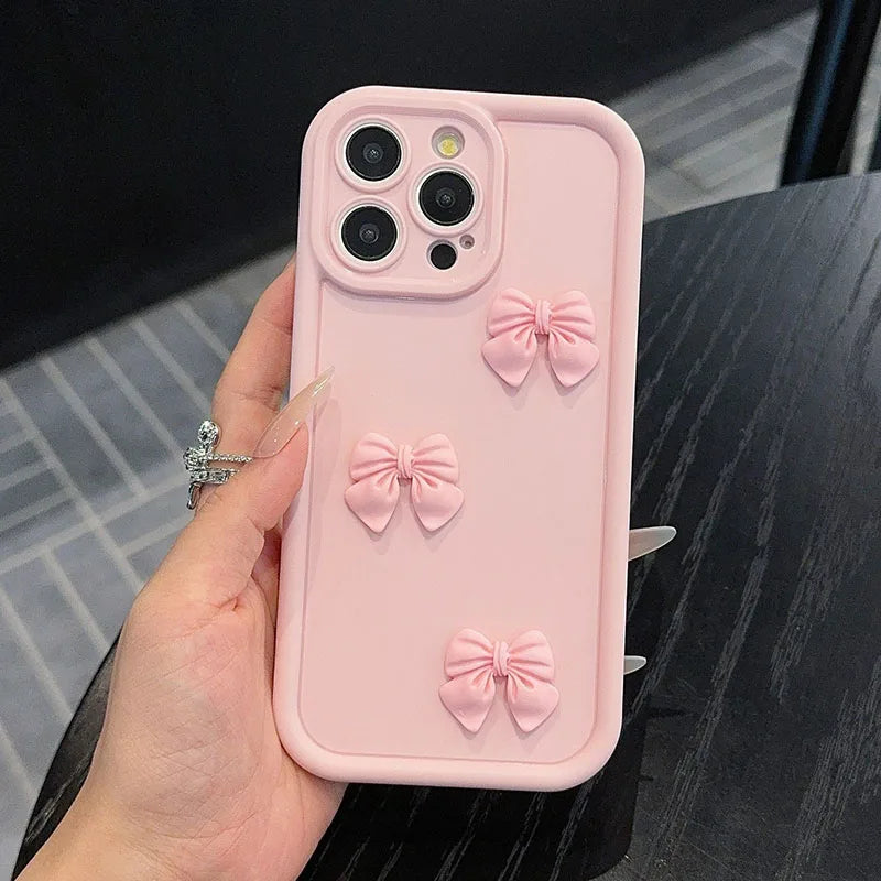 3D Butterfly iPhone Case – Cute Silicone Shockproof Cover for iPhone 7 to 17