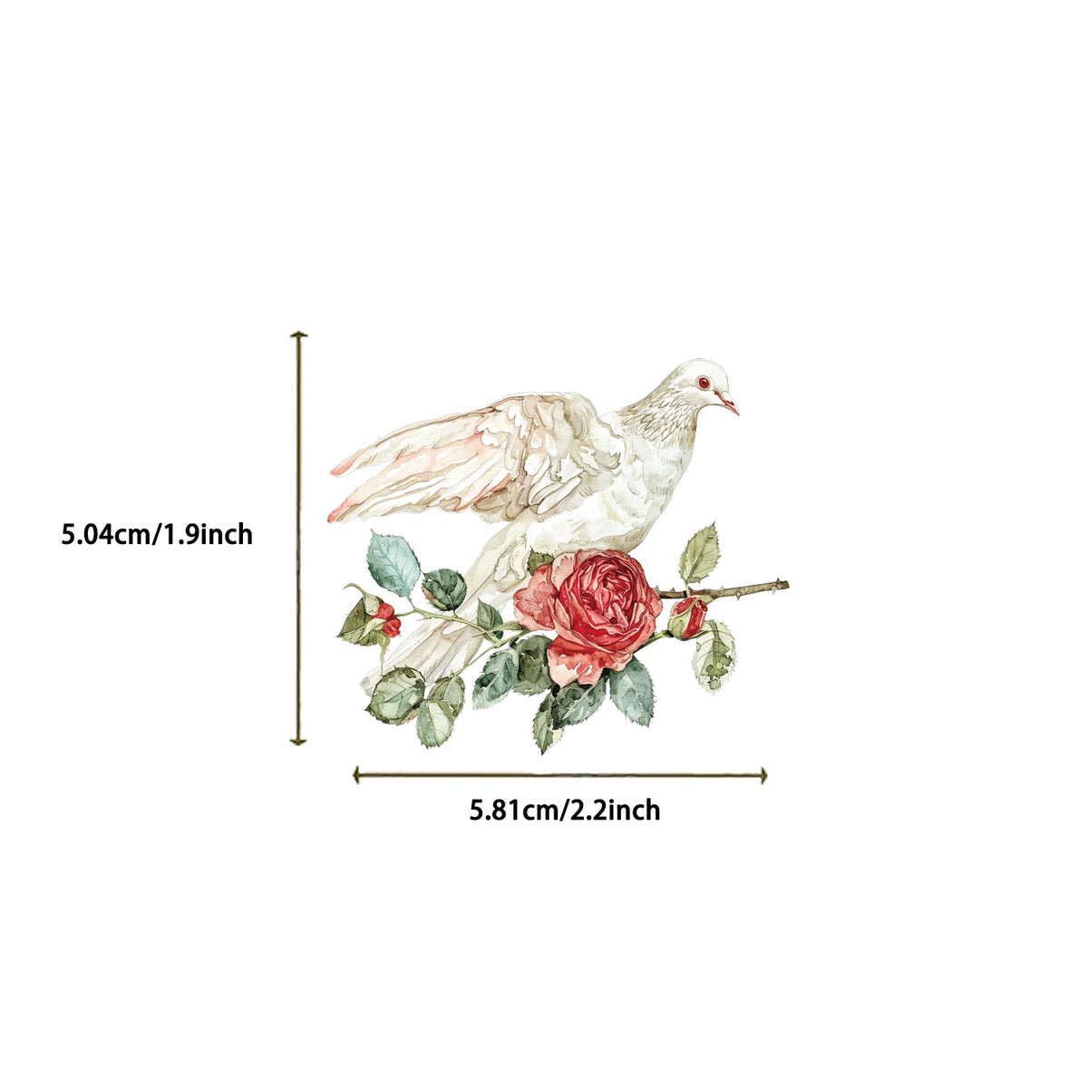Floral Sticker Pack (50pcs) — Aesthetic Waterproof Flower & Nature Decals for Journals & Water Bottles