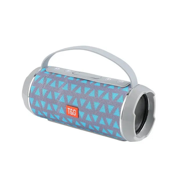 Portable Bluetooth Speaker with FM Radio – Wireless Waterproof Subwoofer Sound Box