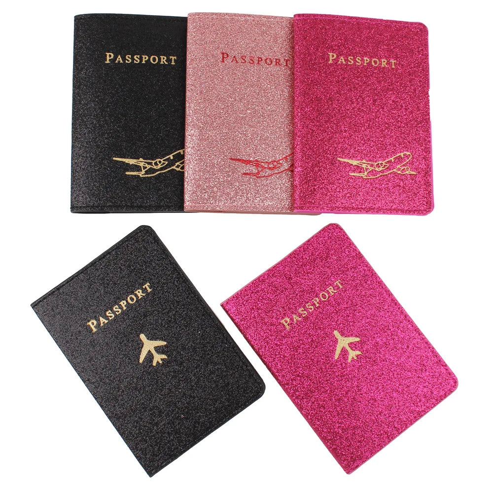 Fashion PU Leather Passport Cover & Card Holder — Slim Travel Wallet Organizer
