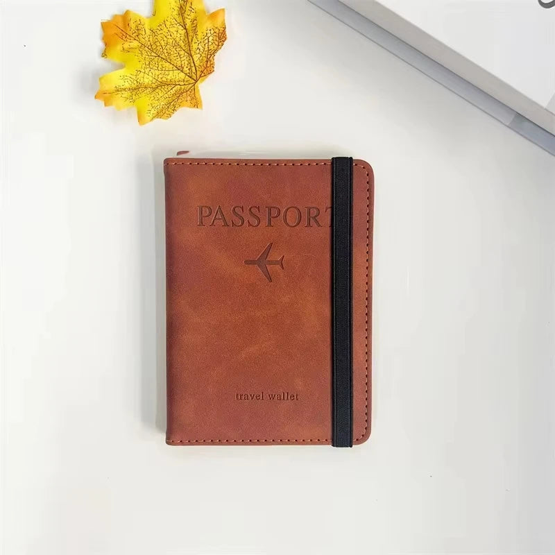 Travel Passport Holder & Wallet Cover — Lightweight PVC Case for Women & Men
