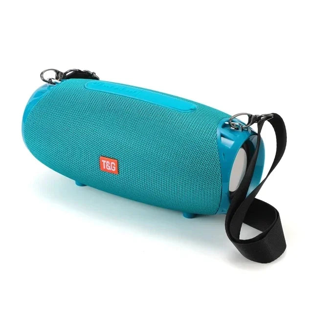 Portable Bluetooth Speaker with FM Radio – Wireless Waterproof Subwoofer Sound Box
