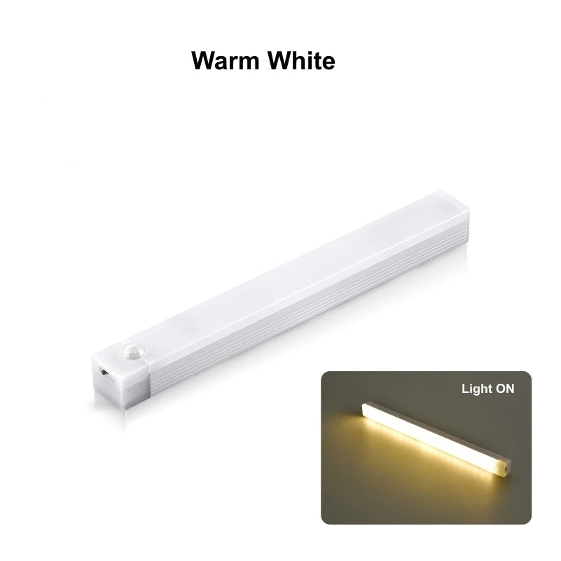 Wireless Motion Sensor LED Cabinet Light – USB Rechargeable, Magnetic Mount for Closet, Kitchen & Hallway