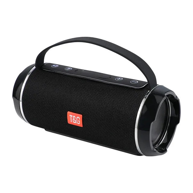 Portable Bluetooth Speaker with FM Radio – Wireless Waterproof Subwoofer Sound Box