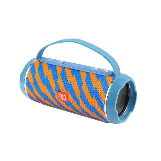 Portable Bluetooth Speaker with FM Radio – Wireless Waterproof Subwoofer Sound Box