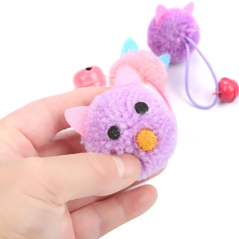 Plush Mouse Cat Toy with Bell – Interactive Pet Toy for Cats & Small Dogs
