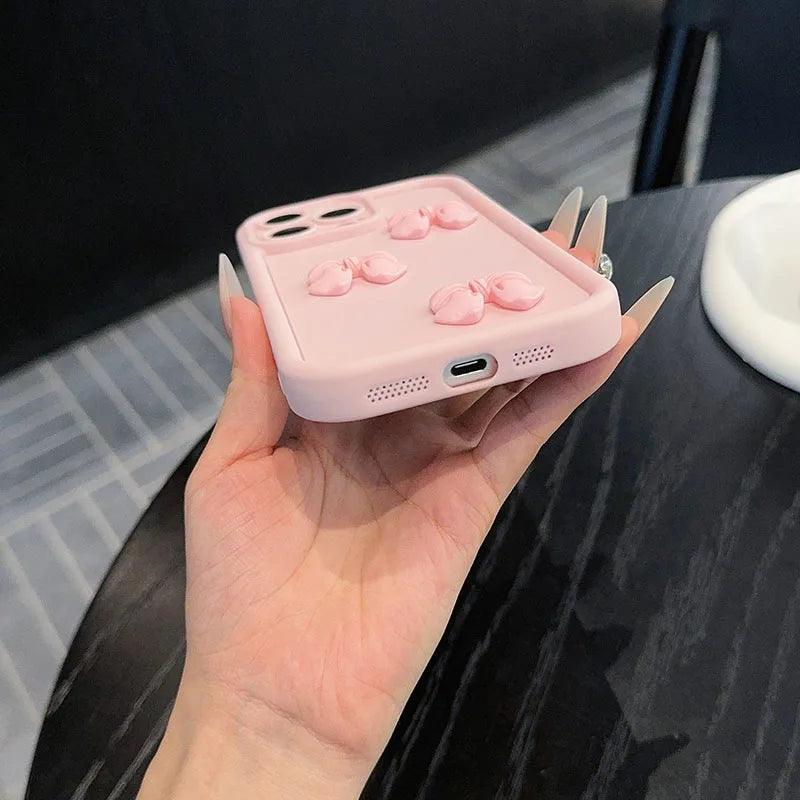 3D Butterfly iPhone Case – Cute Silicone Shockproof Cover for iPhone 7 to 17