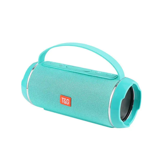 Portable Bluetooth Speaker with FM Radio – Wireless Waterproof Subwoofer Sound Box