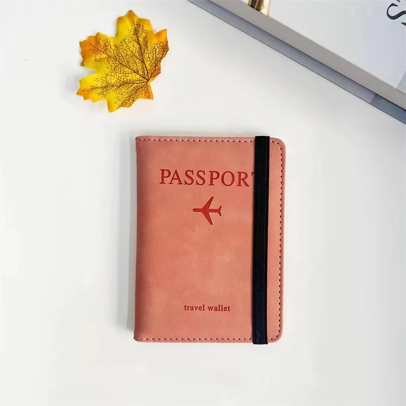 Travel Passport Holder & Wallet Cover — Lightweight PVC Case for Women & Men