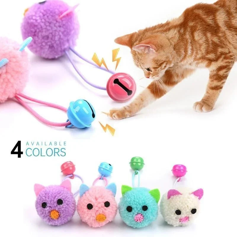 Plush Mouse Cat Toy with Bell – Interactive Pet Toy for Cats & Small Dogs