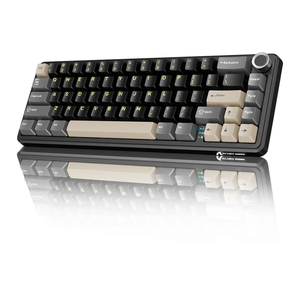 Attack Shark X66 65% Wireless Mechanical Keyboard – Hot-Swap, RGB, Gasket Mount, 3-Mode Connection