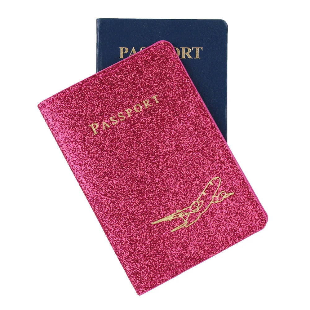 Fashion PU Leather Passport Cover & Card Holder — Slim Travel Wallet Organizer