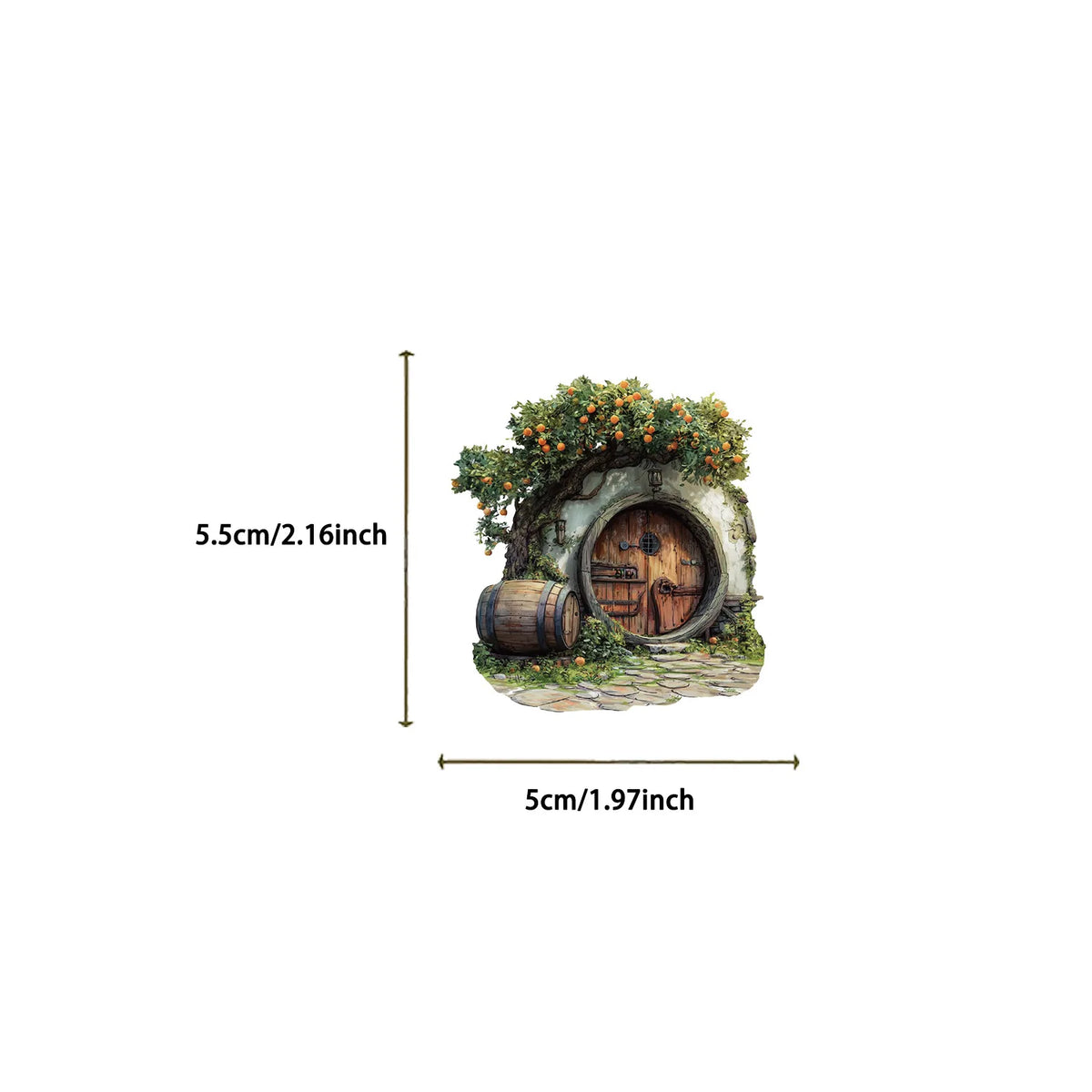 Forest Witch Sticker Pack (50pcs) — Cute Cottagecore & Nature Decals for Laptops, Suitcases & More