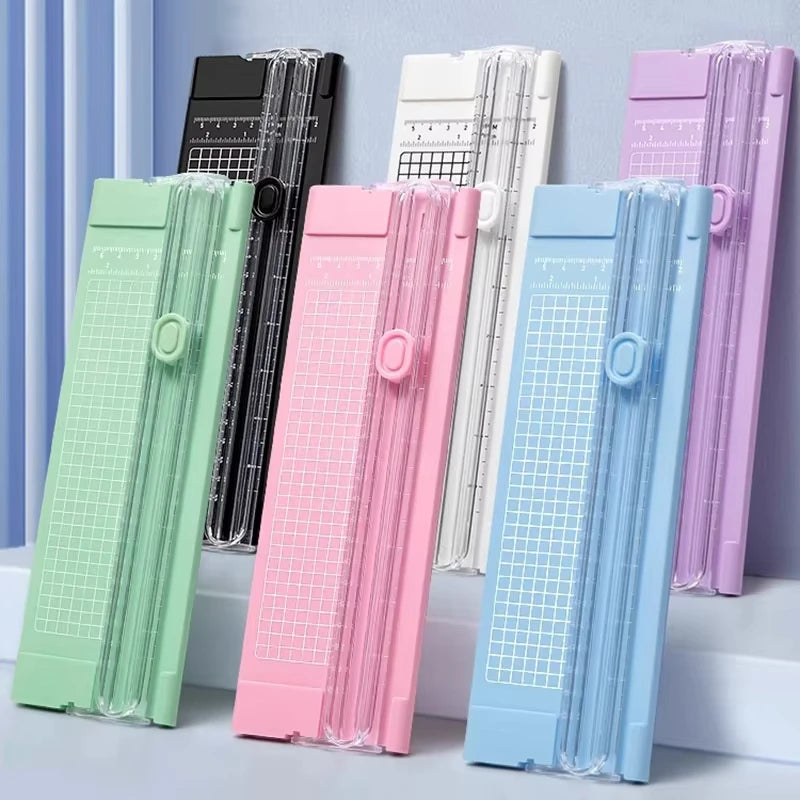 A4 Mini Paper Trimmer — Portable Paper Cutter for Journaling, Crafts, Scrapbooking & Cards