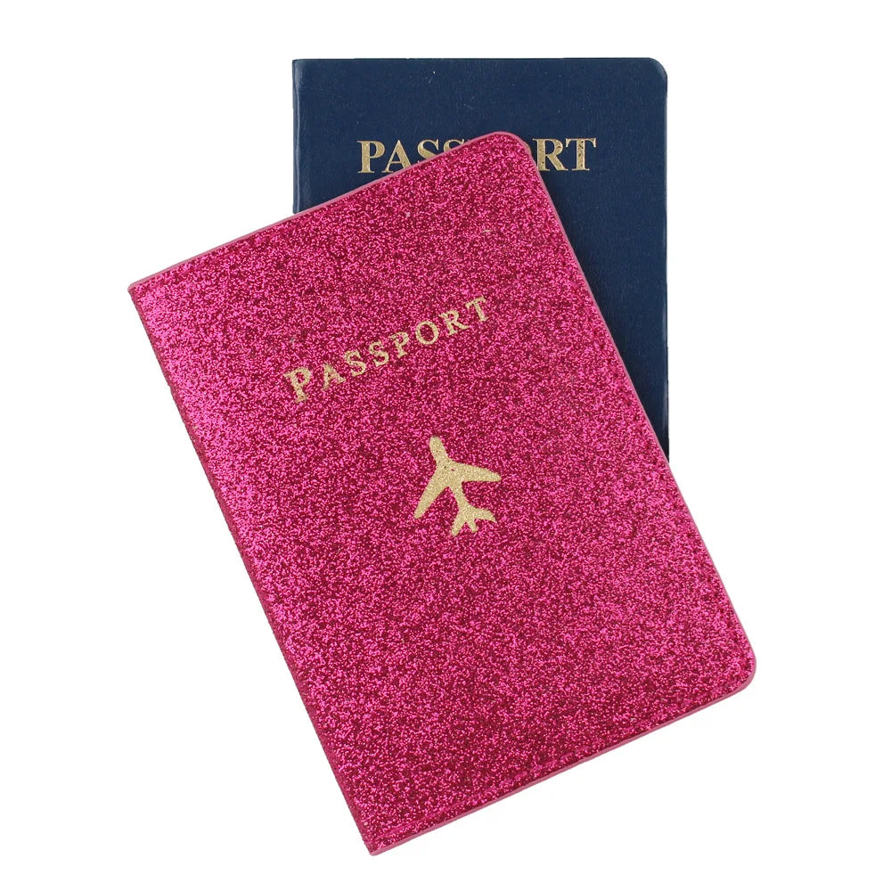 Fashion PU Leather Passport Cover & Card Holder — Slim Travel Wallet Organizer