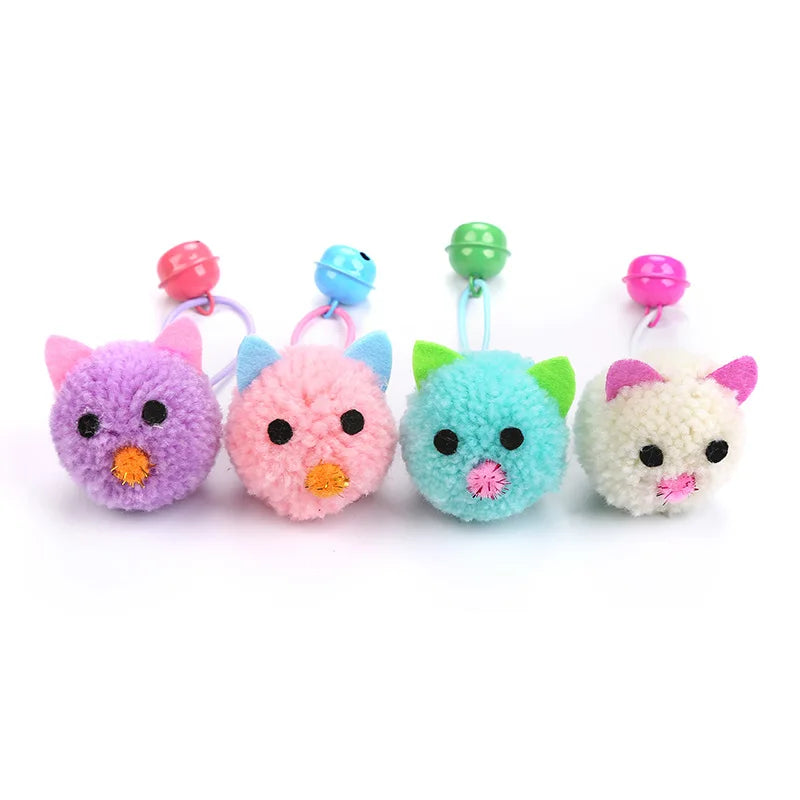 Plush Mouse Cat Toy with Bell – Interactive Pet Toy for Cats & Small Dogs