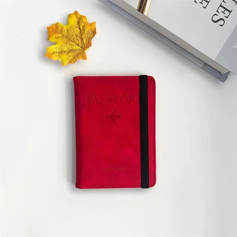 Travel Passport Holder & Wallet Cover — Lightweight PVC Case for Women & Men